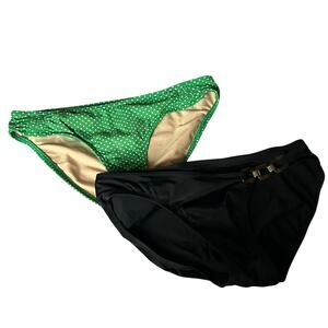 Lands End Womens Sz 8 Lot of 2 Swim Suit Bikini Bottoms Beach Summer